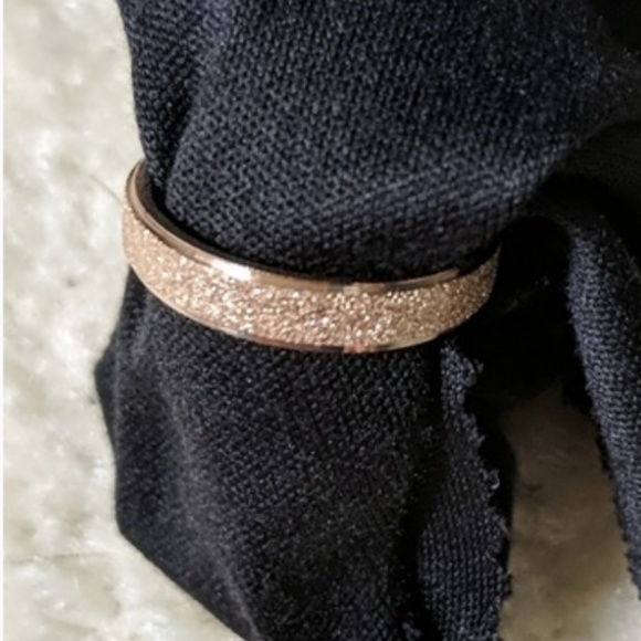 Rose Gold Textured Ring - Picture 2 of 4
